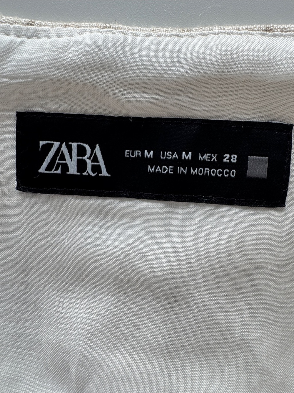 Zara Cream Pinstripe Wide Leg Jumpsuit - Picture 5 of 8